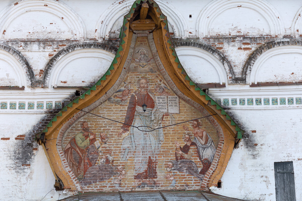 Фреска на церкви Сергия Радонежского в Дымково. - Андрей Дурапов
