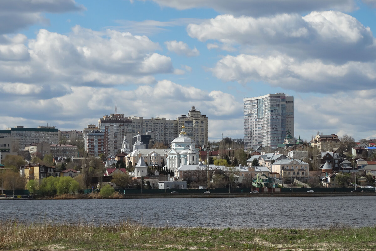 Вид на Правый берег, Акатов монастырь - Татьяна Машошина