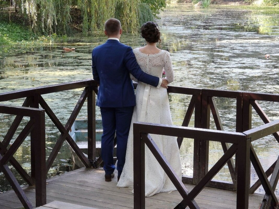 У пруда, Новобрачные - ZNatasha -