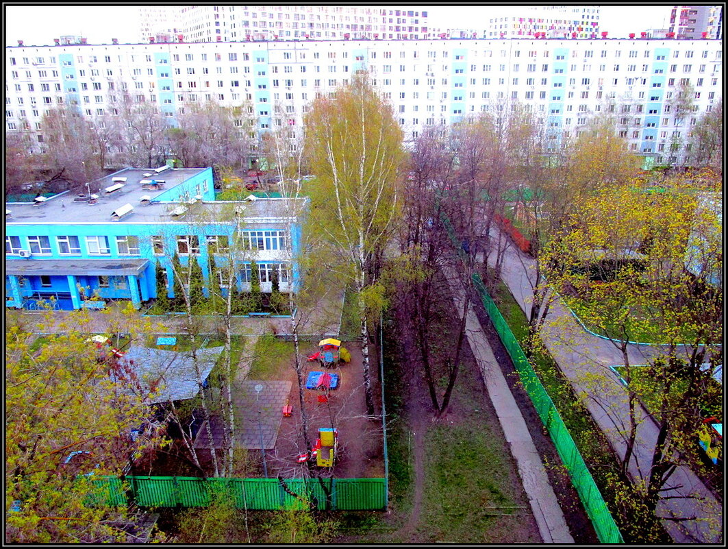Городской пейзаж - Ольга Довженко