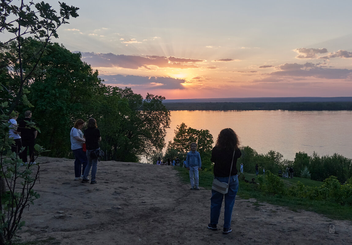 Самара. В парке на закате - Олег Манаенков
