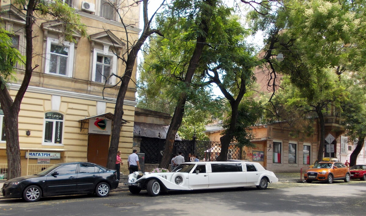 Свадебная машина.Одесса. - Рина Воржева Свадебная машина.Одесса. - Рина Воржева