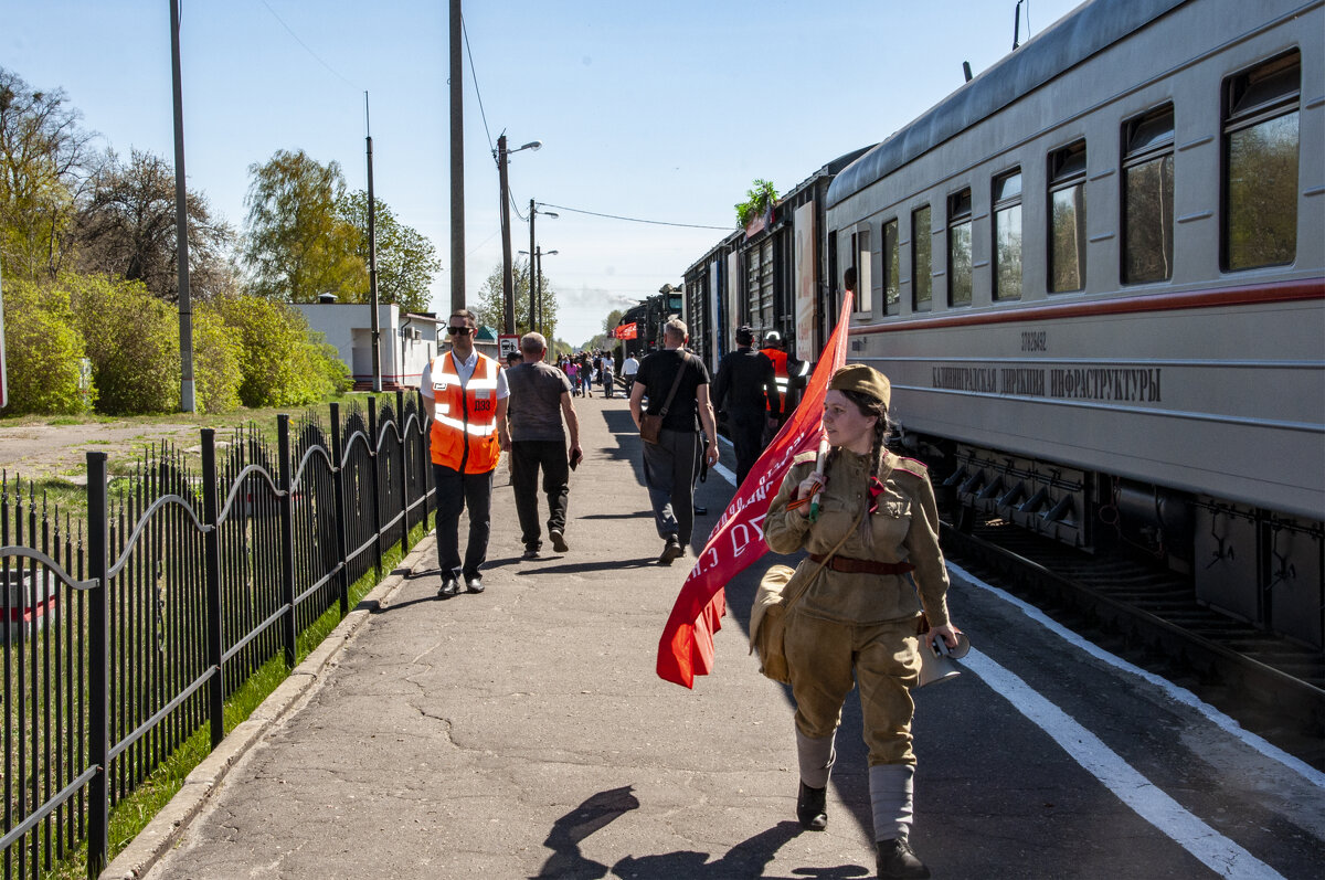 Поезд Победы прибыл в Полесск - Gen Поезд Победы прибыл в Полесск - Gen