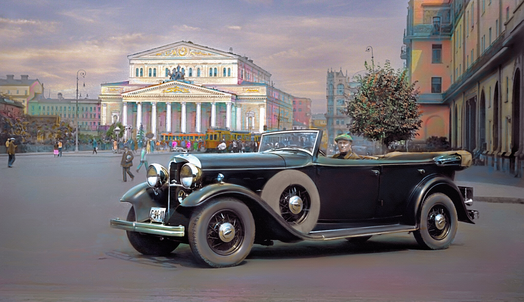 " Раскраска ". Москва 1930-х на фото А.Д.Гринберга. :: В и т а л и й .... Л а б з о'в " Раскраска ". Москва 1930-х на фото А.Д.Гринберга. :: В и т а л и й .... Л а б з о'в