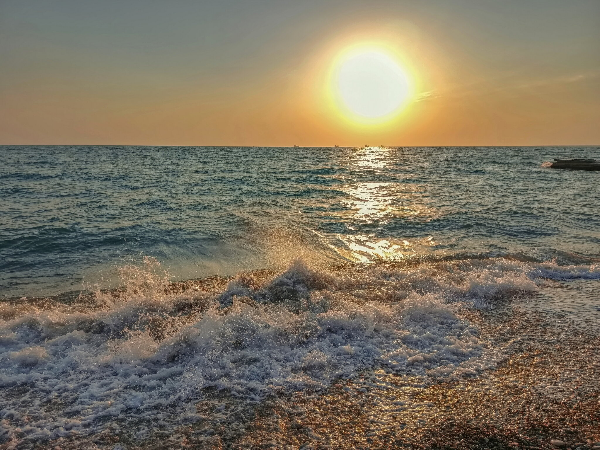 Закат на море :: Анатолий Володин Закат на море :: Анатолий Володин