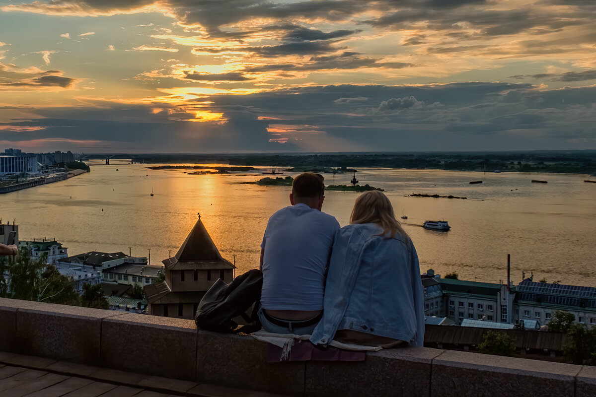 Нижний Новгород - столица закатов! :: Сергей Шатохин Нижний Новгород - столица закатов! :: Сергей Шатохин