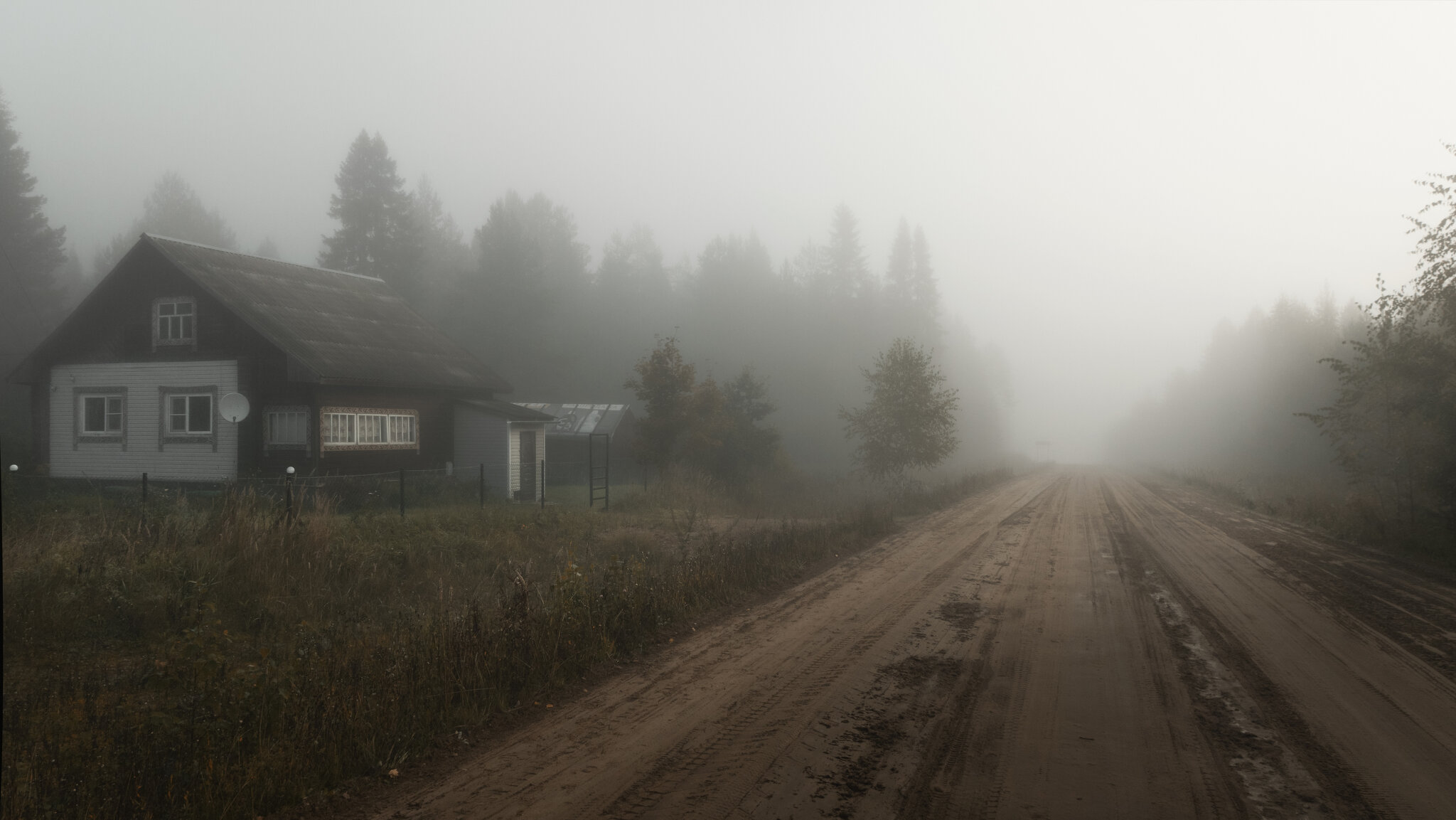 Деревенское, родное...туманное утро... :: Федор Кованский Деревенское, родное...туманное утро... :: Федор Кованский