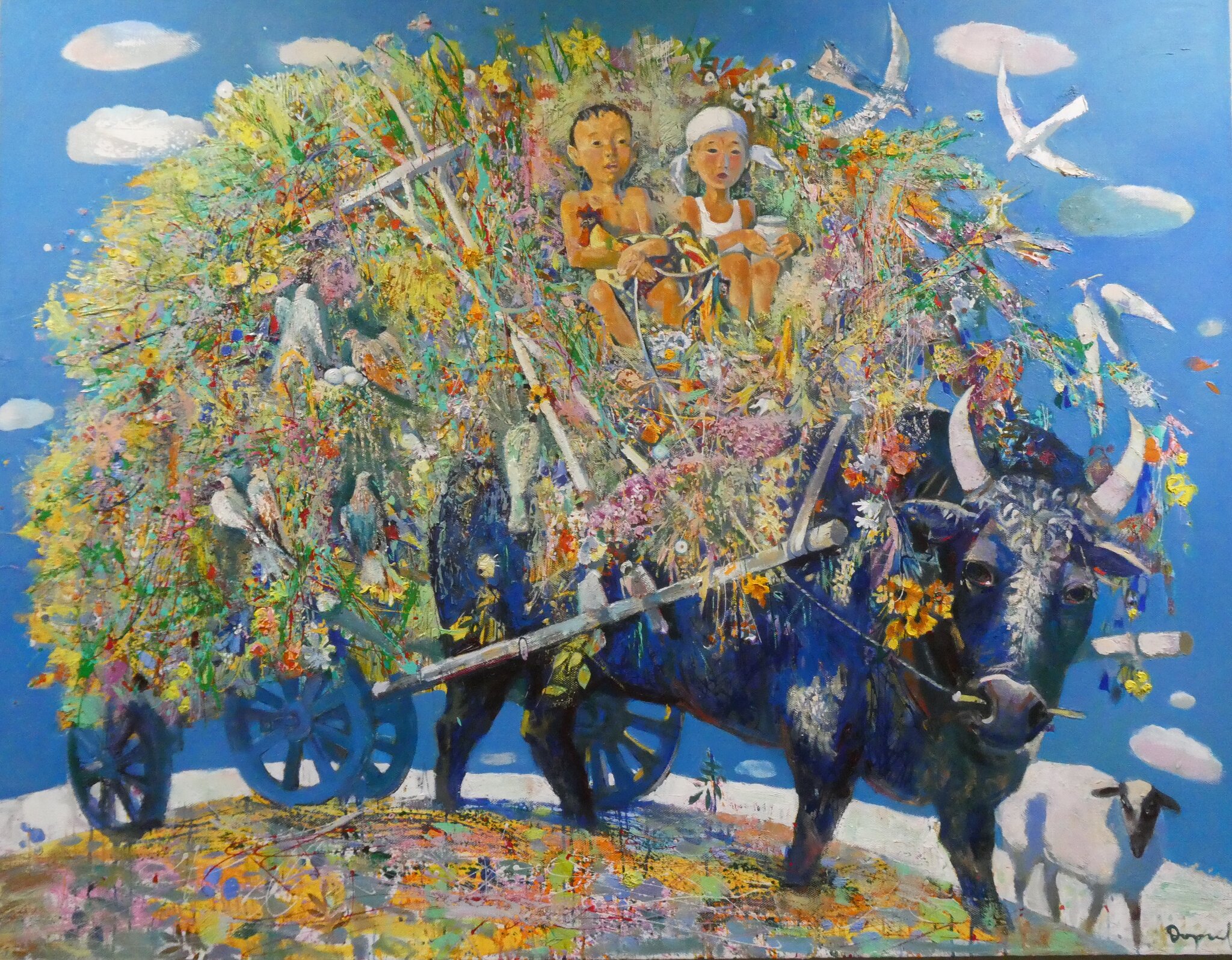 Картина Бальжинима Доржиева "Запахи детства" (2015 г.) :: Лидия Бусурина Картина Бальжинима Доржиева "Запахи детства" (2015 г.) :: Лидия Бусурина