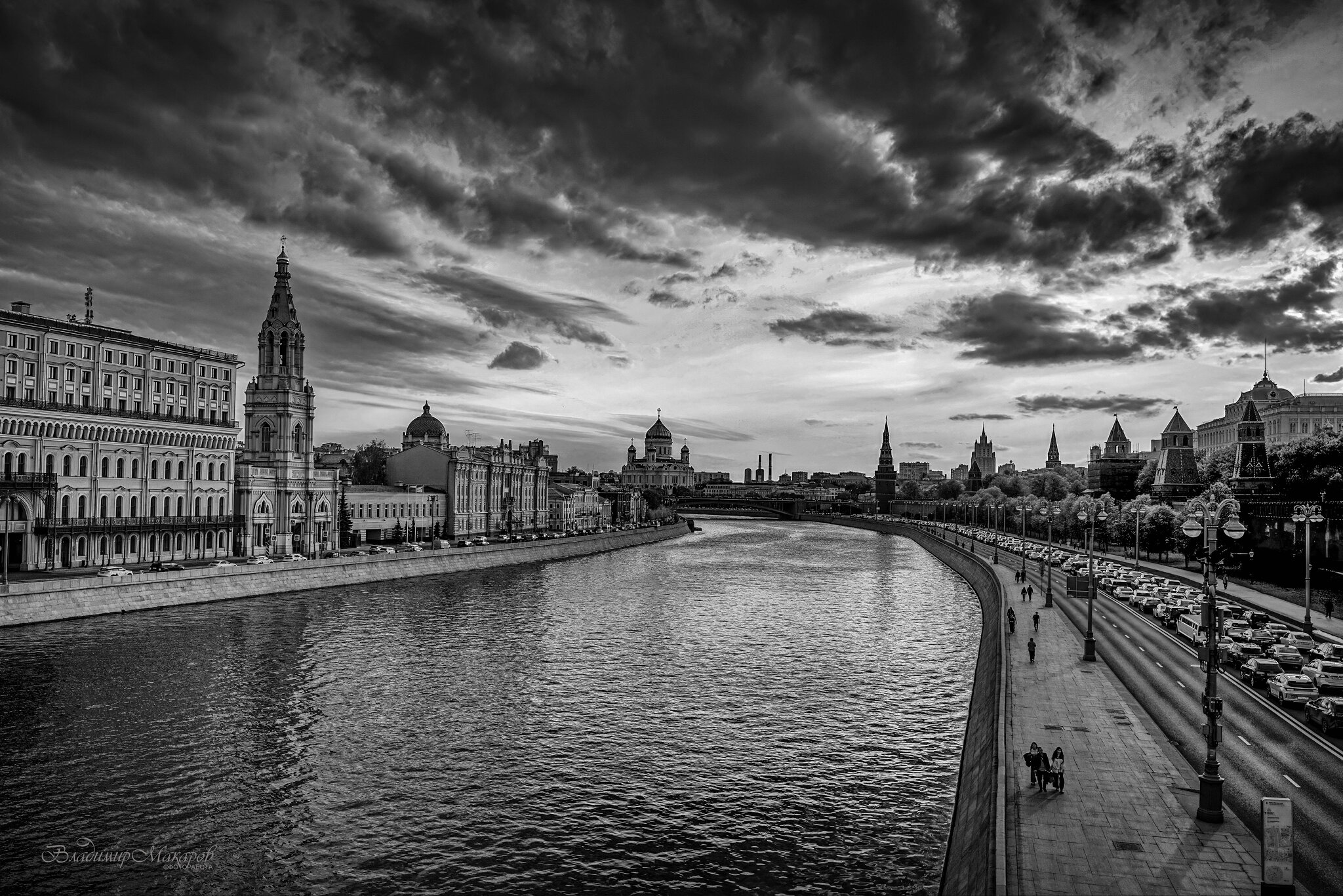 "Москва-река с Б.Каменного моста. Столичные зарисовки"© :: Владимир Макаров "Москва-река с Б.Каменного моста. Столичные зарисовки"© :: Владимир Макаров