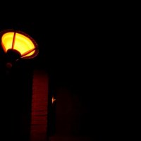 Dark Halloween Vibes City Street Lamp Post Photography :: MAHMOOD • iNKSTECHSHUB PHOTOGRAPHY