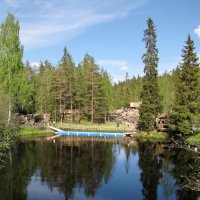 Водопад Ахвенкоски :: Александр Ильчевский 