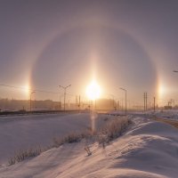 Зимнее гало :: Владимир Колесников