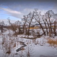 "У зимней речки. В Рождество" :: Владимир Макаров