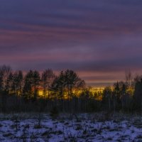 Зимний закат :: Сергей Цветков