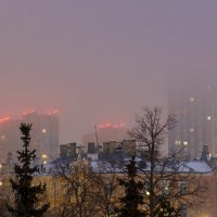 Вечерний туман :: Александр Синдерёв