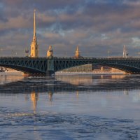 Просто Троицкий мост в январе... :: Валерий Паршин