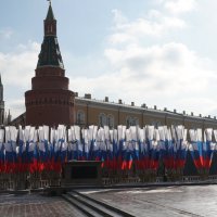 Москву украсили флагами . :: александр 