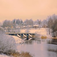 Зимний день на реке :: Сергей Кочнев