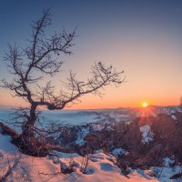 Хакасия. Закат на Амоге. :: Николай Привалов