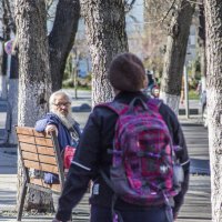 Портрет сурового, модного деда, смотрящего в мою душу :: Коля Лукашов