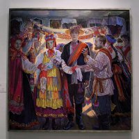 Ольга Глазунова "Суджа. Свадьба в хате." (2024-2025) :: Татьяна Помогалова