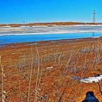 Апрель...У реки! Этюд! :: Владимир 