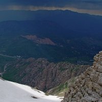 ПРОГУЛКА НА БОЛЬШОЙ ЧИМГАН 3300м, с вершины. :: Виктор Осипчук