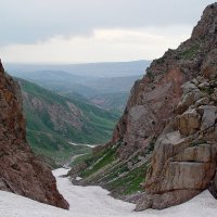 ПРОГУЛКА НА БОЛЬШОЙ ЧИМГАН 3300м, с вершины. :: Виктор Осипчук