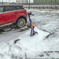 Поторопились с открытием сезона самокатов :: Валерий Иванович