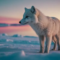 Белый песец :: Aleksey Afonin Белый песец :: Aleksey Afonin