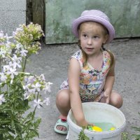 Внучка  Любочка :: Валентин Семчишин