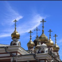 Купола Иверского монастыря :: Александр Тарноградский