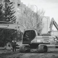 Земляные работы (чб) :: Сергей Царёв