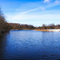 Мост через пруд (репортаж из поездок по области). :: Милешкин Владимир Алексеевич 