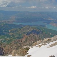 ПРОГУЛКА НА БОЛЬШОЙ ЧИМГАН - 2, с вершины. :: Виктор Осипчук