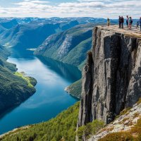 Скала Прекестулен :: Ольга 
