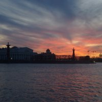 "пожар" на Стрелке Васильевского острова :: zavitok *