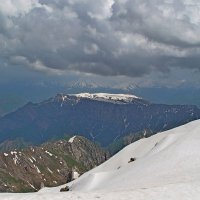 ПРОГУЛКА НА БОЛЬШОЙ ЧИМГАН - 2, с вершины. :: Виктор Осипчук