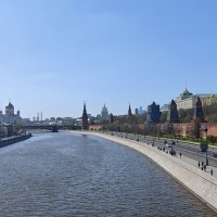 Храм Христа Спасителя и Кремль :: <<< Наташа >>>