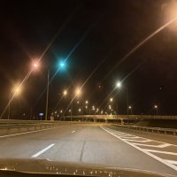 Ночь, дорога, фонари. :: Валентина .