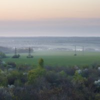 ... туманное утро. :: Сергей Лысенко