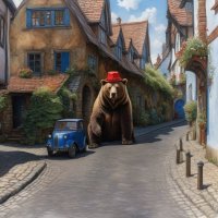 А где ещё по улицам медведи ходят?! :: Freddy 97