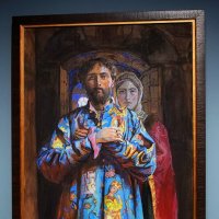 Иван Глазунов "Царь Алексей Михайлович и царица Мария на молении", 2023. :: Татьяна Помогалова Иван Глазунов "Царь Алексей Михайлович и царица Мария на молении", 2023. :: Татьяна Помогалова