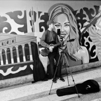 Уличный певец... :: Андрей Хлопонин Уличный певец... :: Андрей Хлопонин