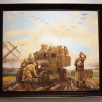 "Летят журавли", - Валерий Мокрушин, 2015 год. :: Татьяна Помогалова