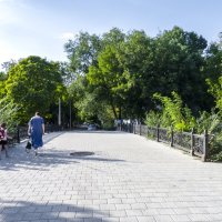 Широкий мост  через Салгир :: Валентин Семчишин