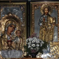 Чудотворная икона Пресвятой Богородицы и Чудотворная икона Георгия Победоносца. :: Восковых Анна Васильевна 