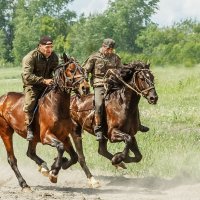 Скачки без сёдел на рабочих лошадях :: SanSan 