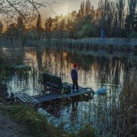 Вечер на озере :: Виктор 