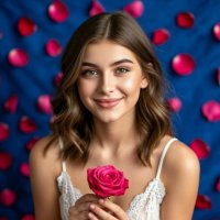 Девушка с цветком :: Сергей Кочнев